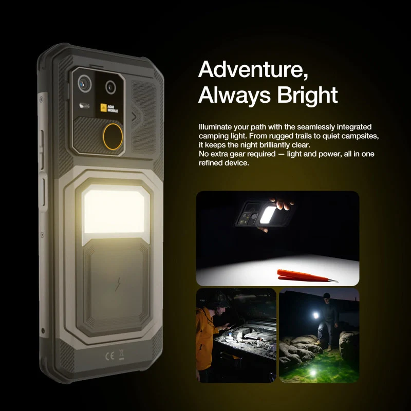 AGM G3 | Rugged Smartphone | 12GB+512GB | 10000mAh Battery | 5W Speaker 116dB  | 50MP Front Camera | 120Hz Display | IP68 IP69K | Wireless Charging - Image 5