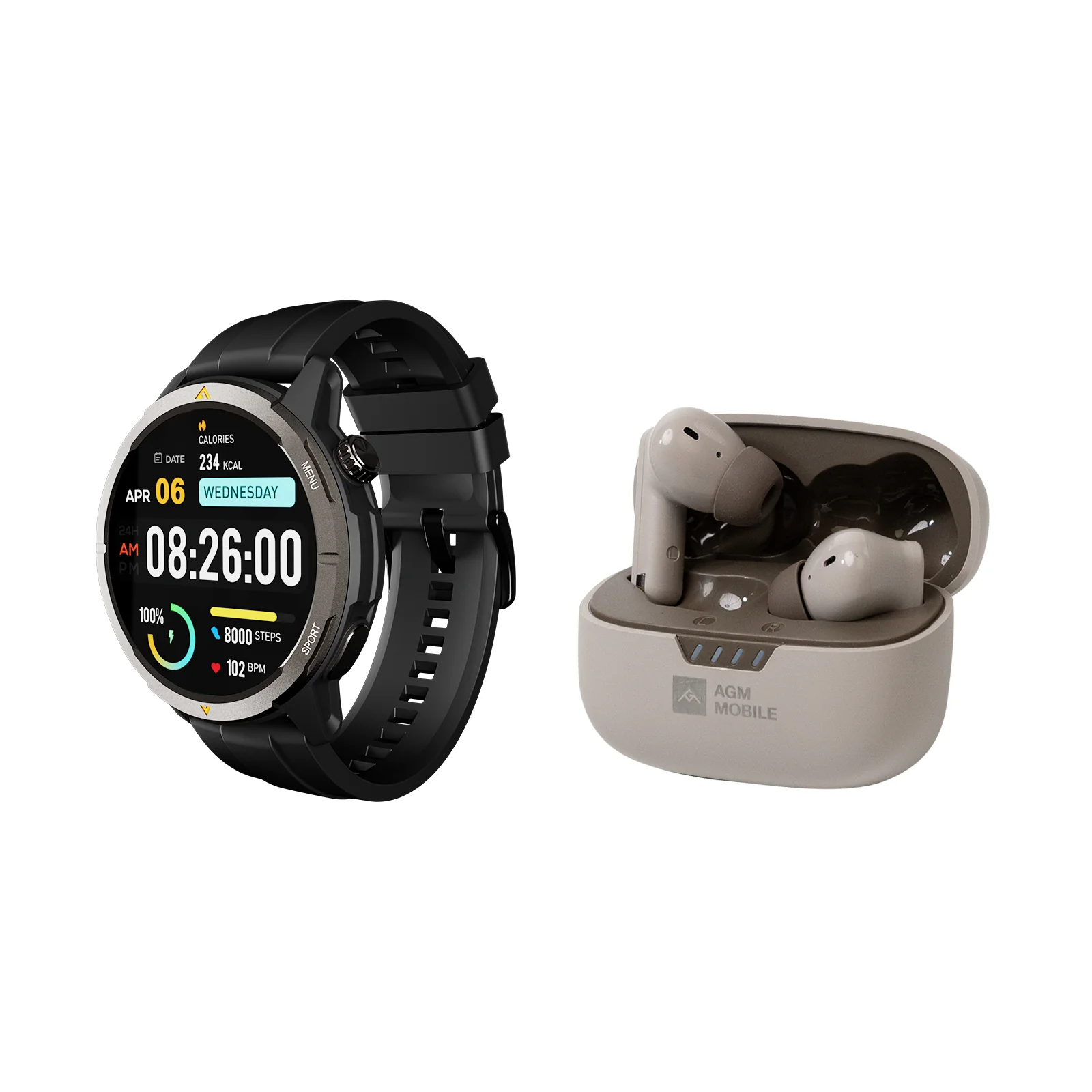 AGM Legion | Rugged | AMOLED | Health Monitoring | Multi-Sport | 5 ATM | Long Lasting Battery | GPS | Compass - Image 17