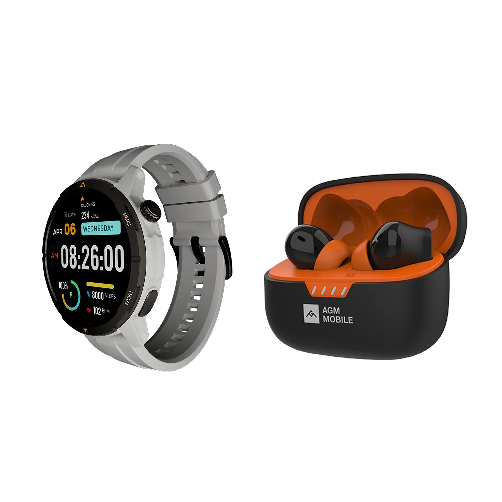 AGM Legion | Rugged | AMOLED | Health Monitoring | Multi-Sport | 5 ATM | Long Lasting Battery | GPS | Compass - Image 18