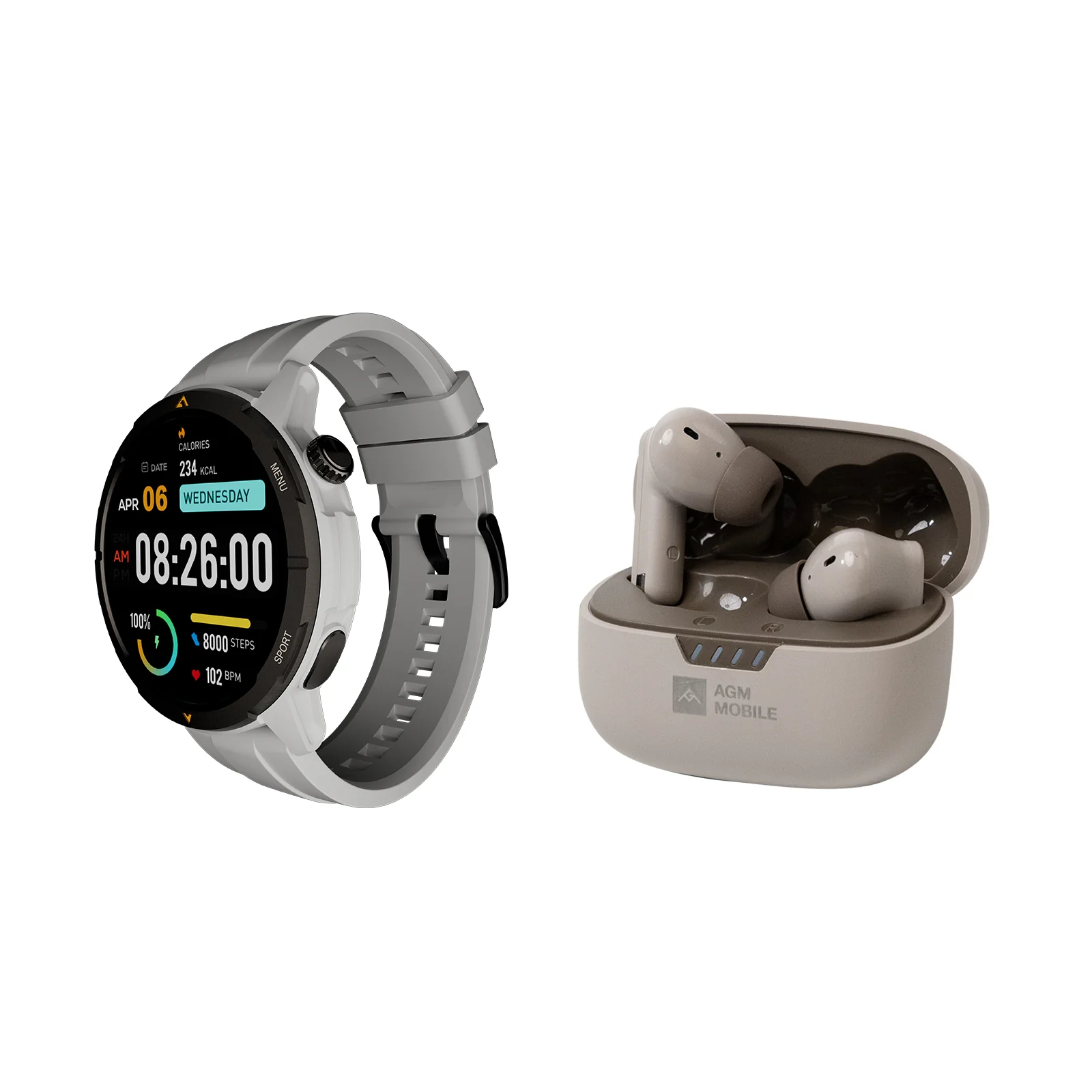 AGM Legion | Rugged | AMOLED | Health Monitoring | Multi-Sport | 5 ATM | Long Lasting Battery | GPS | Compass - Image 19