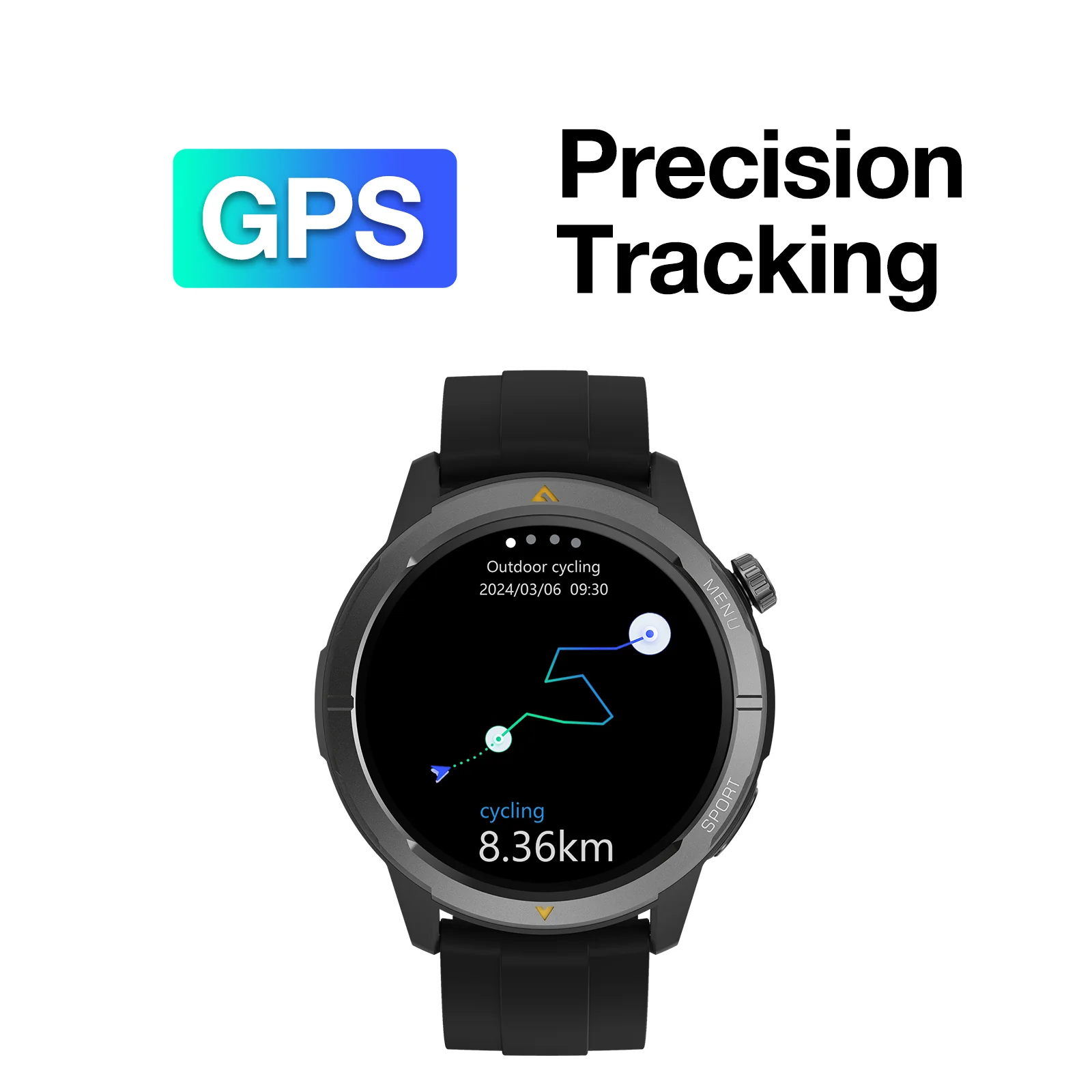 AGM Legion | Rugged | AMOLED | Health Monitoring | Multi-Sport | 5 ATM | Long Lasting Battery | GPS | Compass - Image 7