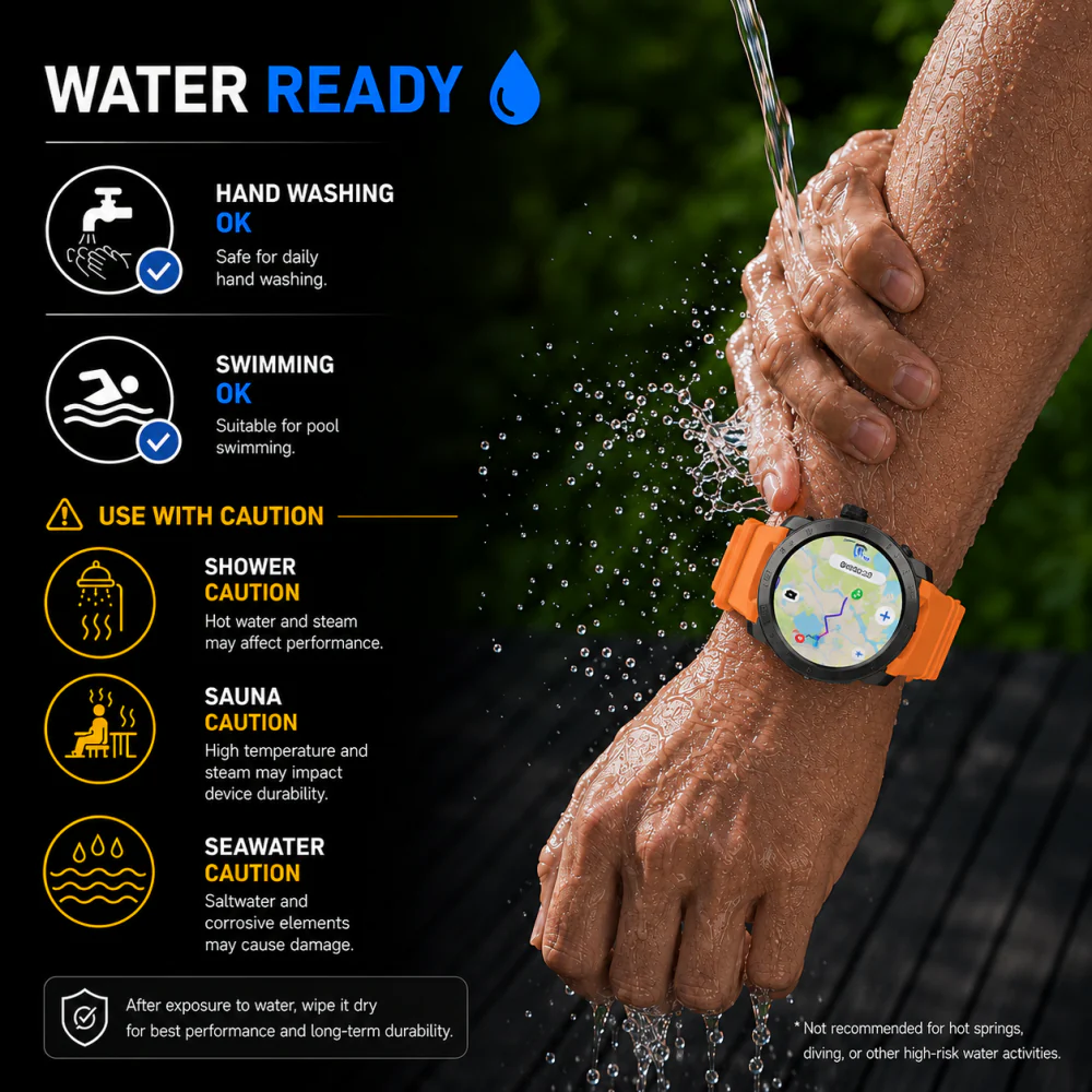 AGM Legion Pro | GPS | Offline Map | 5ATM | IP68 Waterproof | 100+ Sports Modes | Smart Watch - Image 17